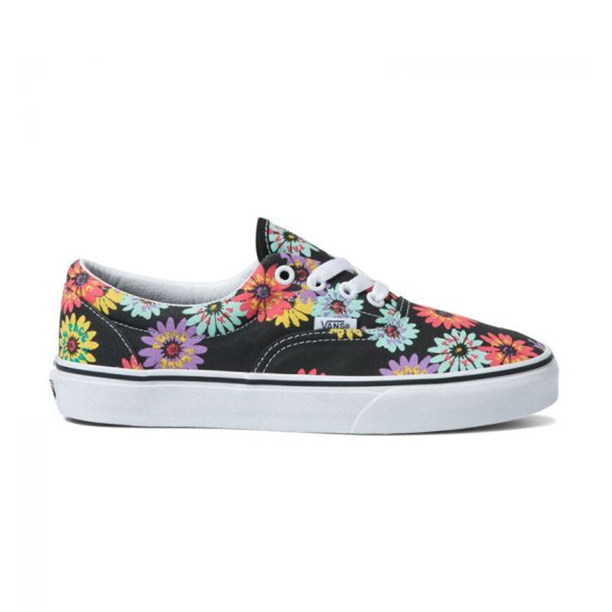 Vans Era Black Pink Flower