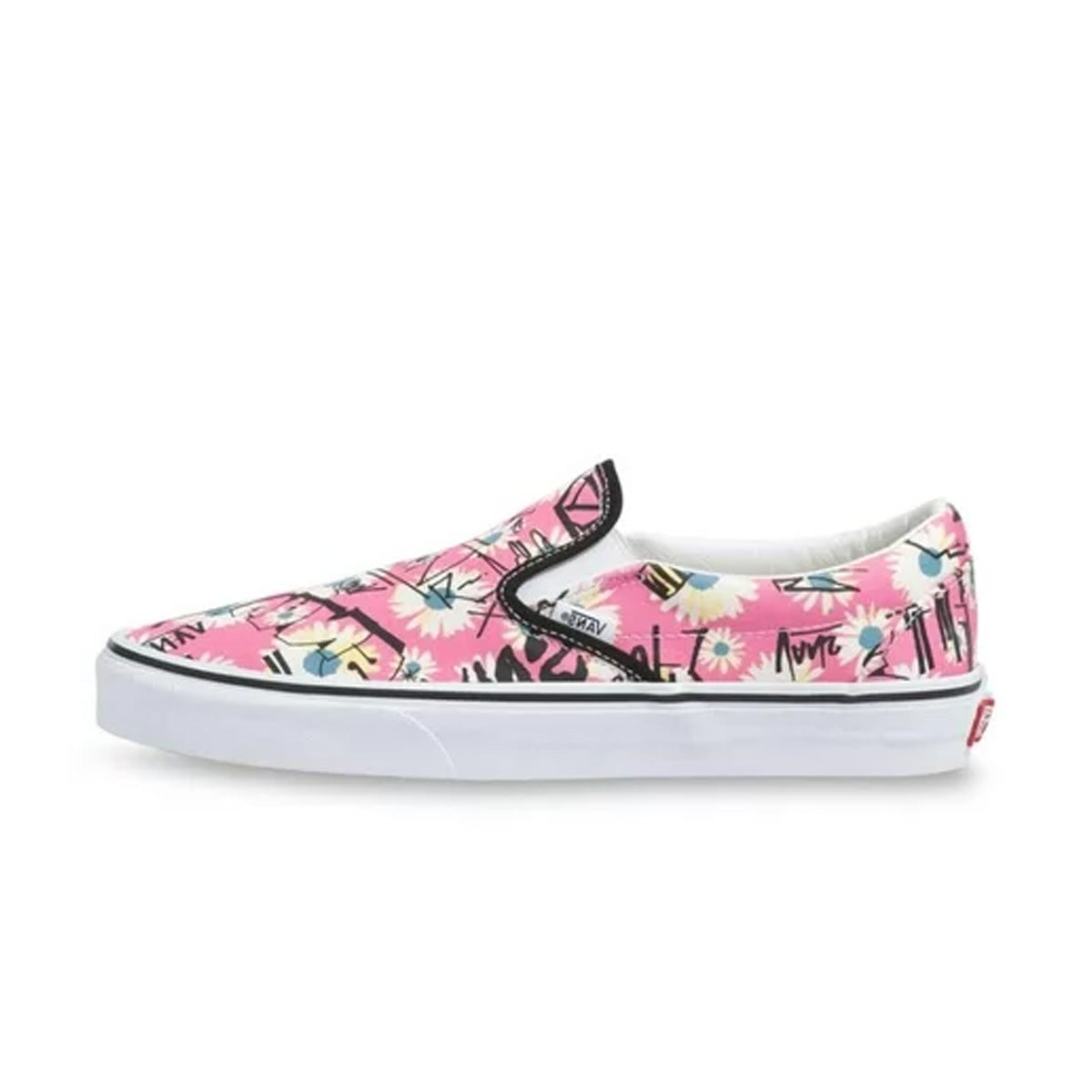 Classic Slip On 'Floral Rose Pink'