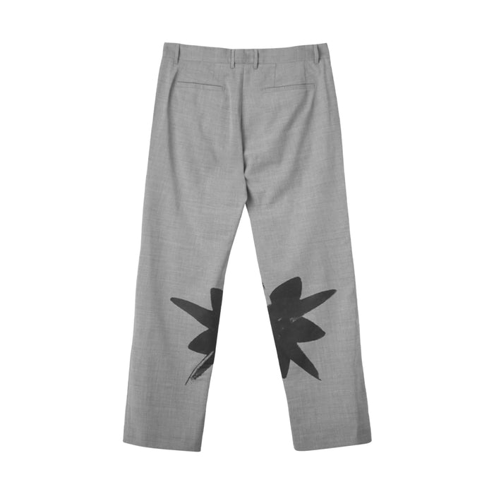 Mystery School Uniform Black Flower Suit Pants 'Grey'