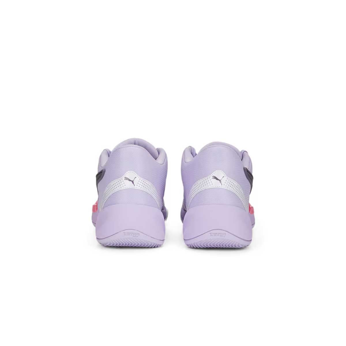 Elevate your game with the Rise NITRO, a next-level performance basketball shoe. Made from engineered knit, the upper’s seamless multi-zone construction offers lightweight support, breathability, and comfort, while innovative PUMA Hoops tech—including NITRO foam—ensures ultimate responsiveness and supreme cushioning. Strategically placed PWRTAPE provides targeted reinforcement for added stability. Bonus: All this court-ready function comes in a fashion-forward design, with vibrant pops of color combining to