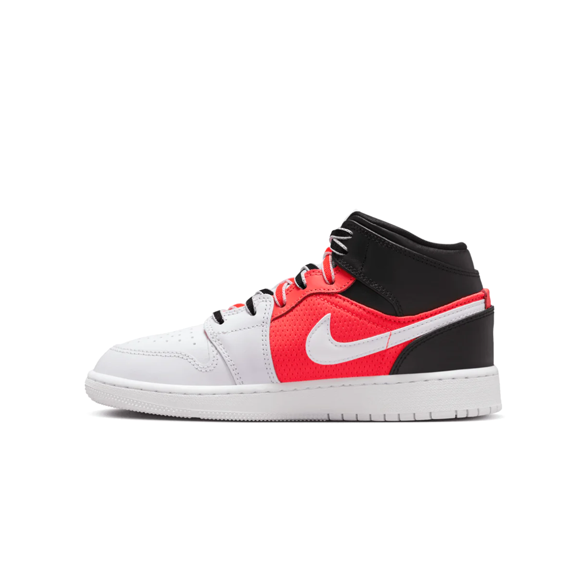 Kid’s Air Jordan 1 Mid SE 'White Black Infrared'