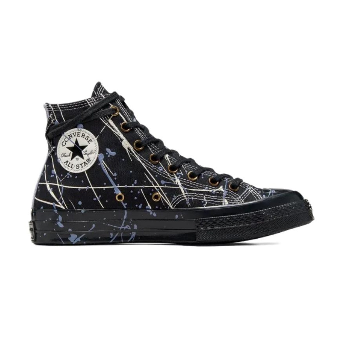 Chuck 70s High Top Paint Splatter 'Black'