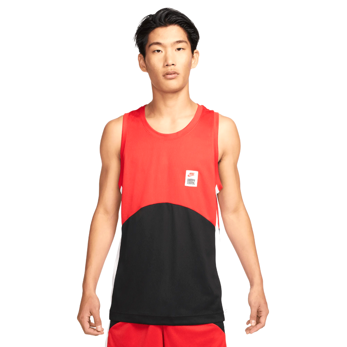 Celebrate 40 years of Nike Force bringing energy to the court in Nike's Starting 5 Jersey. Smooth, breathable fabric gives you a lightweight feel as you go coast-to-coast on the hardwood. It's an ode to an icon, with a relaxed fit that feels at home on the court and beyond.