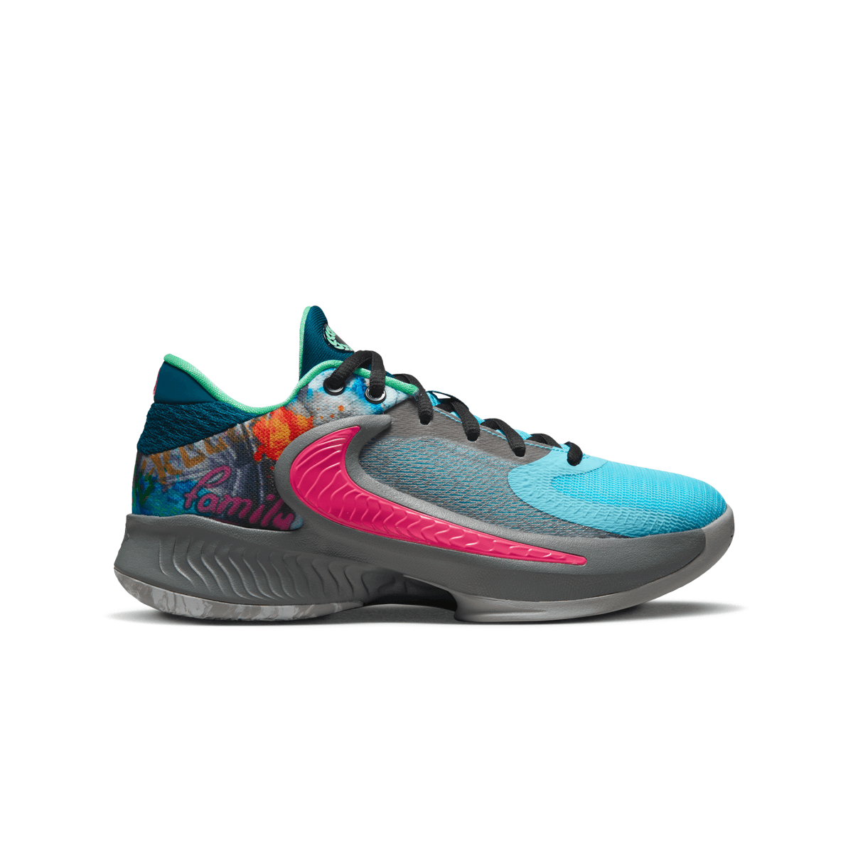 Kid's Zoom Freak 4 SE 'Blue Pink'
