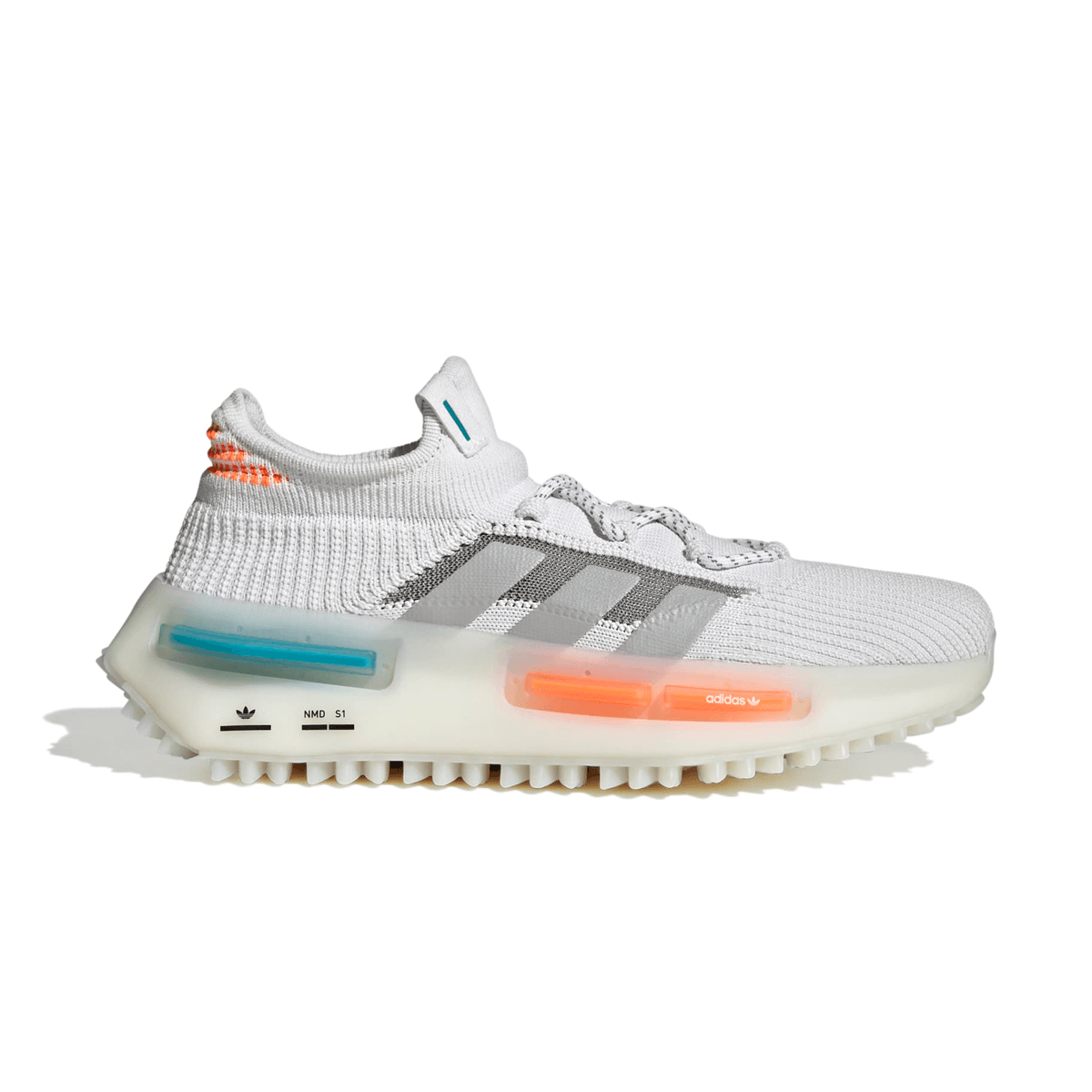 adidas gazelle silver green womens adidas Originals NMD_S1 'White Orange Teal'