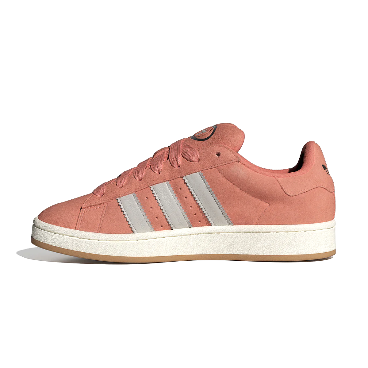 Although they made their debut on the hardwood, the adidas Campus shoes were quickly adopted just about everywhere else. With this pair, we move the iconic silhouette in another direction and add modern materials, colours and proportions. They're done with a premium leather upper lined with soft textile terry fabric, with all of it riding on an off-white midsole — a clear connect to the Campus legacy.