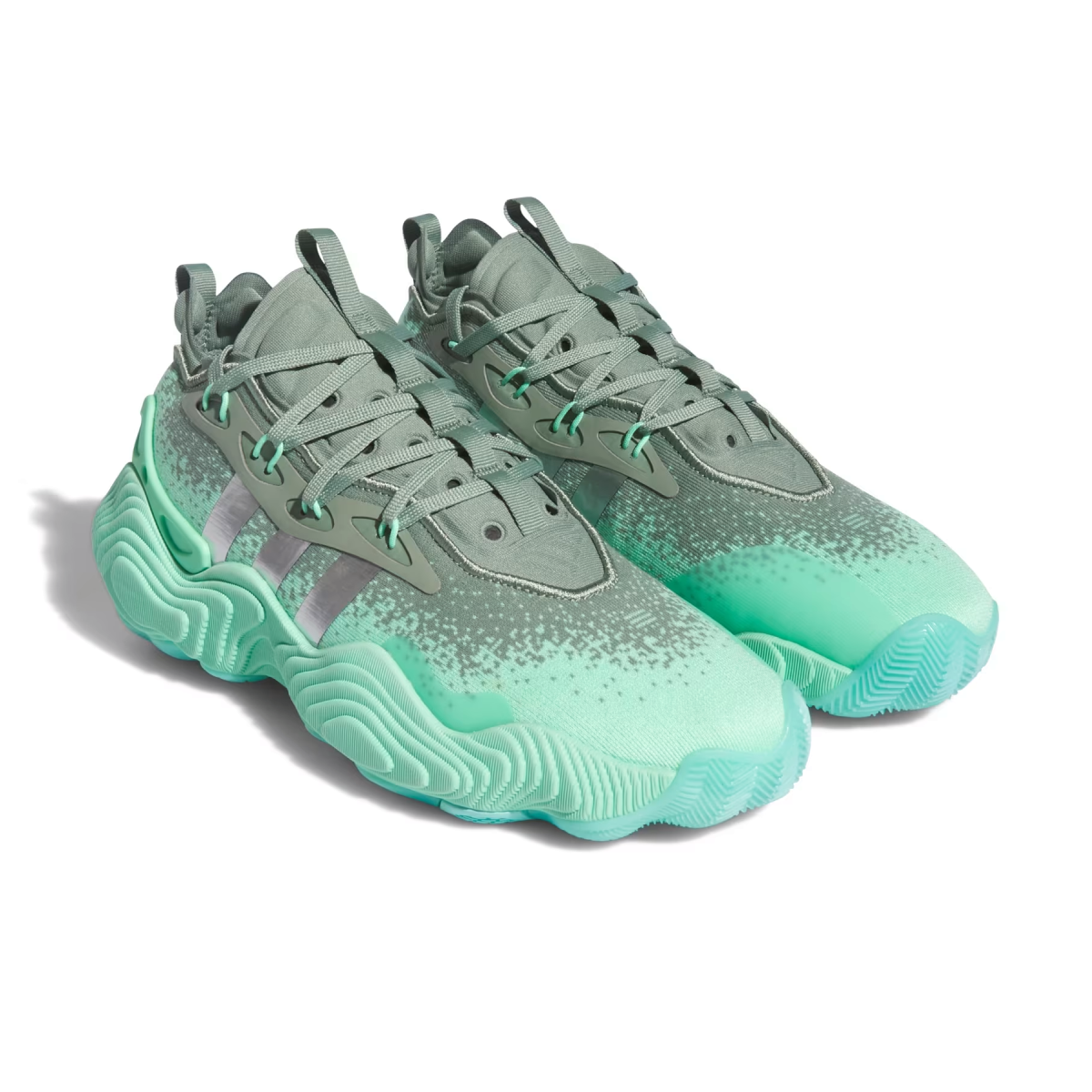 Get ready for what's next. This iteration of the signature trainers from Trae Young and adidas Basketball is all about the future of the game. Celebrating Trae's unique look, crowd-pleasing bravado and expressive, futuristic style of play, these shoes are built for optimised motion and stability, two elements of Trae's game that have elevated him to superstar status. BOOST and Lightstrike in the midsole ensure your most explosive moves can be done at top speed while an asymmetrical Torsion System provides a