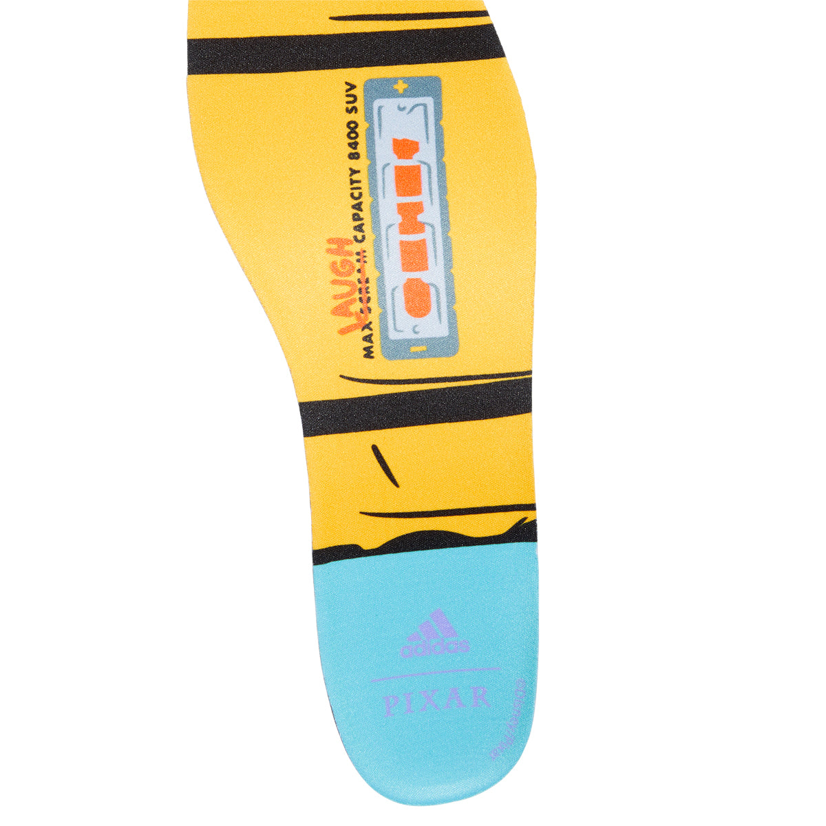 It's not easy to be at the top of your game in basketball AND hip hop. The DAME 7 EXTPLY collection mixes the love for both of Damian Lillard's passions. Each "track" is studio inspired. Dame never cheats the grind, asserting himself as the best baller to ever grace the booth, period. Introducing: Dame D.O.L.L.A. This juniors' edition of the Dame 7 shoes feature graphics inspired by Sulley, everybody's favorite scarer from Disney Pixar's "Monsters, Inc."