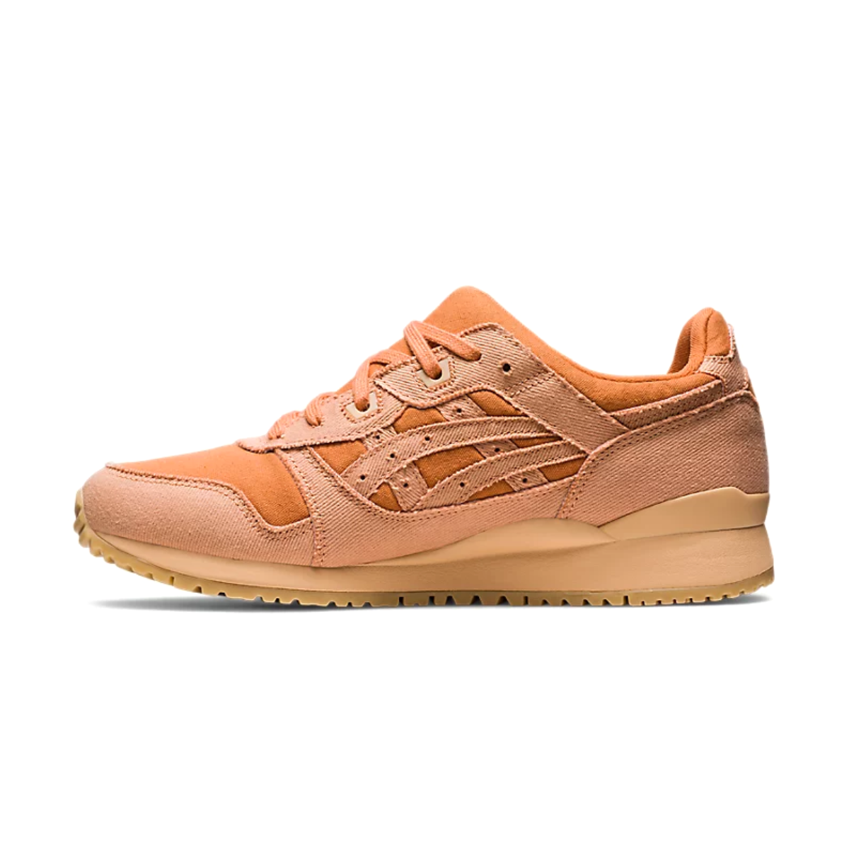 The GEL-LYTE™ III OG sneaker from the OCHAZOME™ draws inspiration from traditional Japanese tea ceremonies. Its upper is formed with cotton materials that were colored with a dye extracted from leftover rooibos tea production processes.&nbsp;

Designed by Shigeyuki Mitsui in 1990, the GEL-LYTE™ III silhouette retains its iconic split-tongue formation. It was a feature that initially debuted on the GEL-LD RACER™ shoe.

Meanwhile, key components, like its signature GEL™ technology unit in the midsole provides