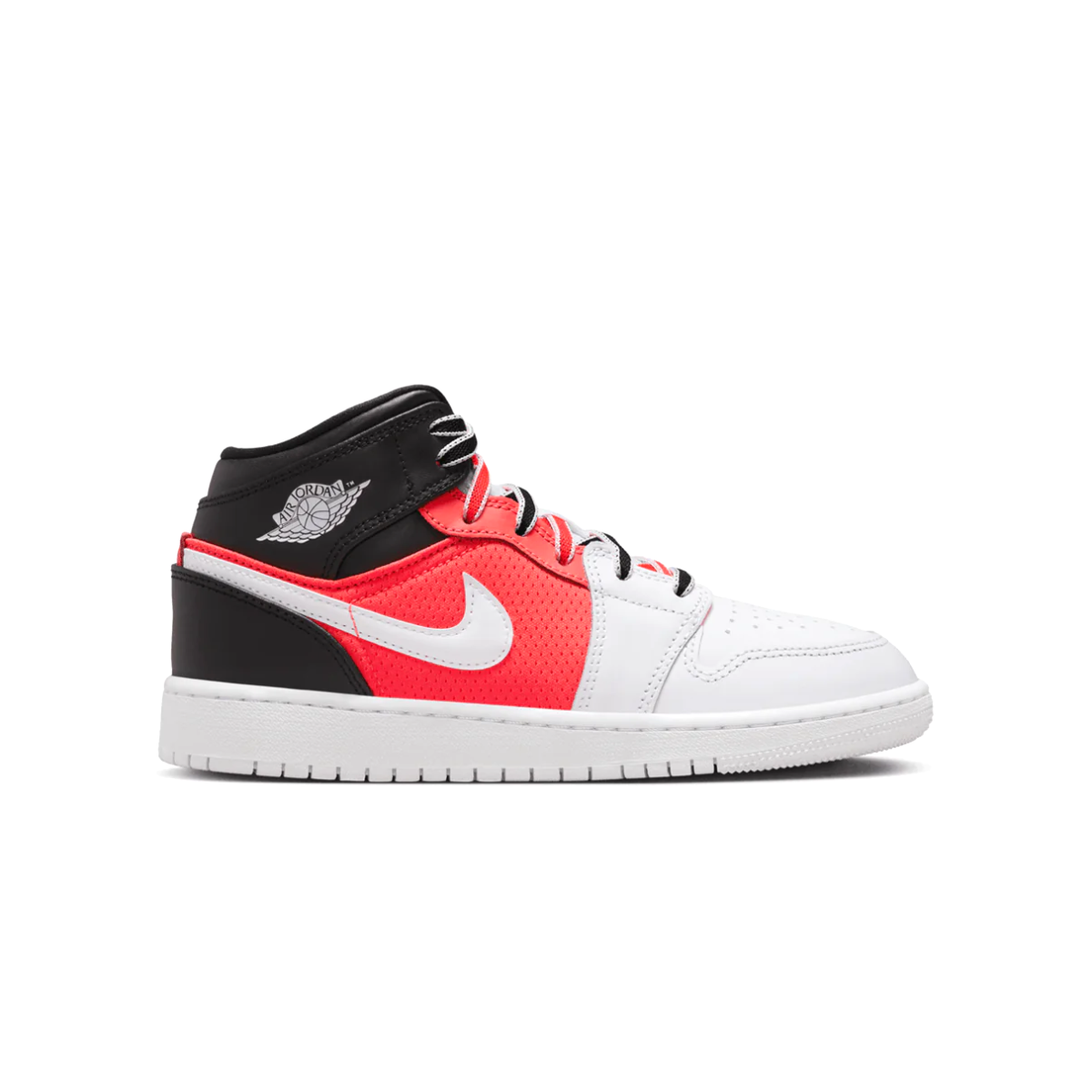 Kid’s Air Jordan 1 Mid SE 'White Black Infrared'