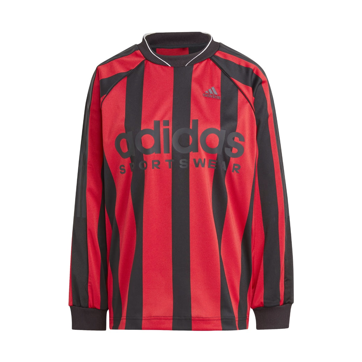 Jacquard Long Sleeve Jersey 'Black Better Scarlet'