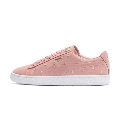 Pearl Studs Suede 'Pink'