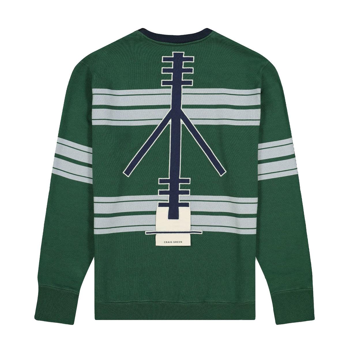 + Craig Green 80s Vintage Print Sweatshirt 'Forest Green'