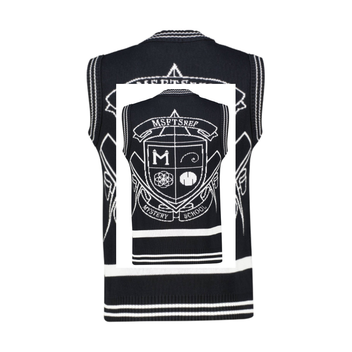 Mystery School Crest Uniform Vest 'Black'