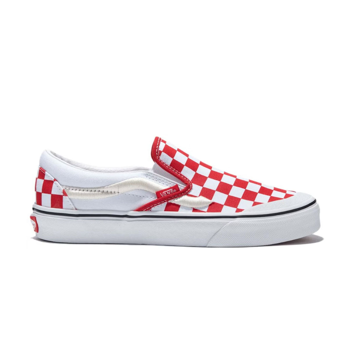 Classic Slip on 138 'Sidestripe Red'