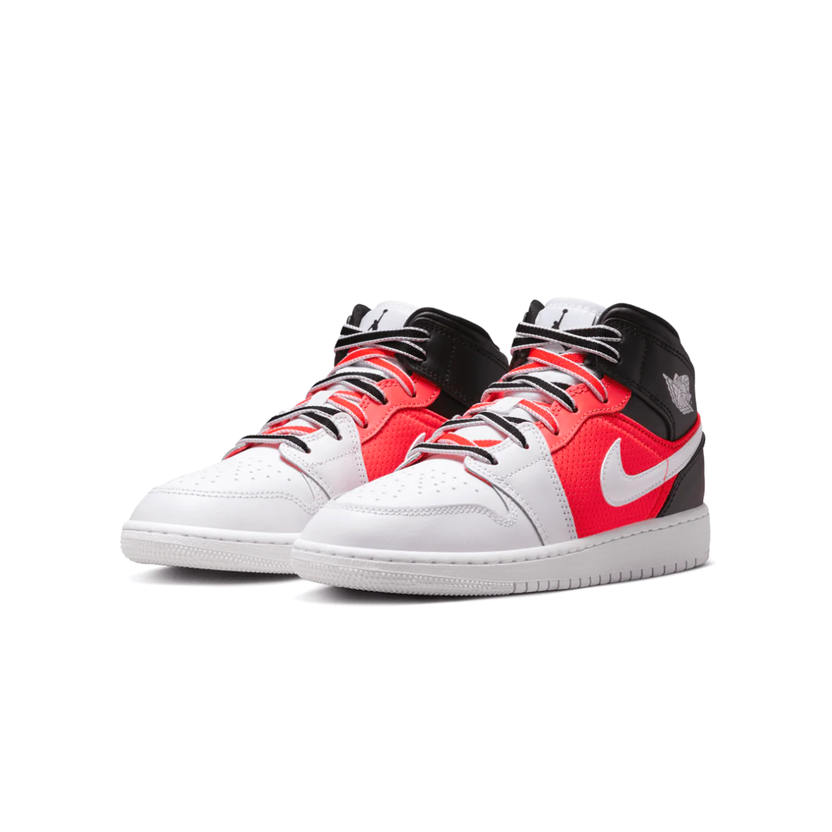 Kid’s Air Jordan 1 Mid SE 'White Black Infrared'