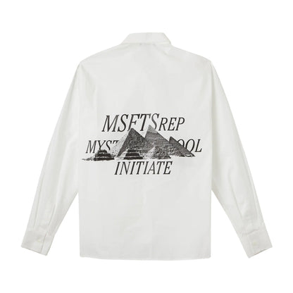 MYSTERY SCHOOL INITIATE GIZA SHIRT 'WHITE'