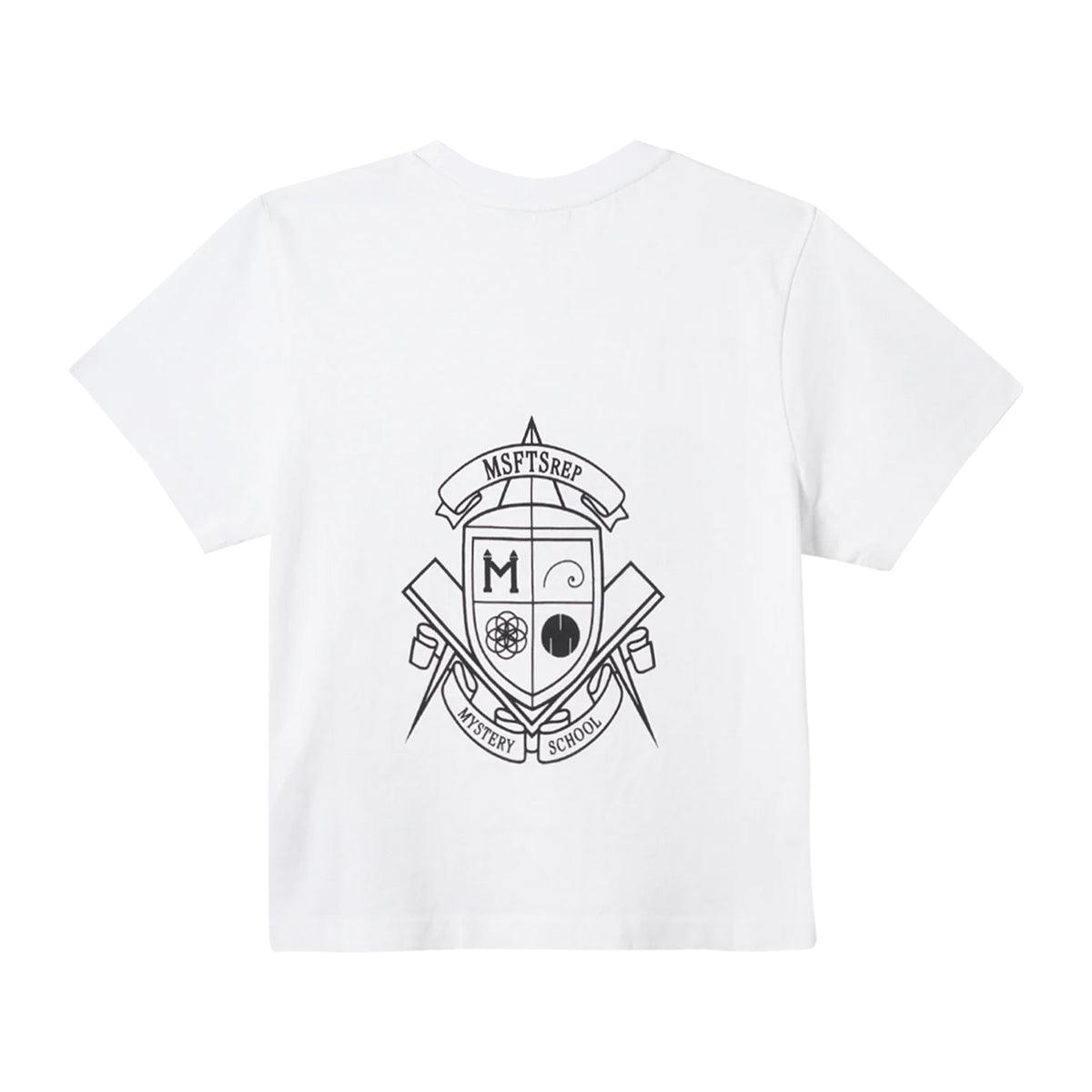 MYSTERY SCHOOL BABY TEE 'WHITE'