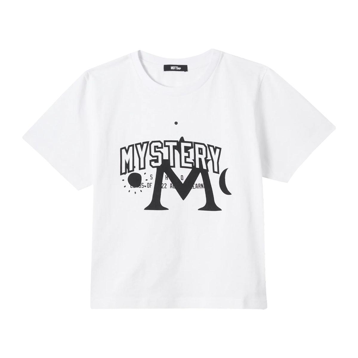 MYSTERY SCHOOL BABY TEE 'WHITE'