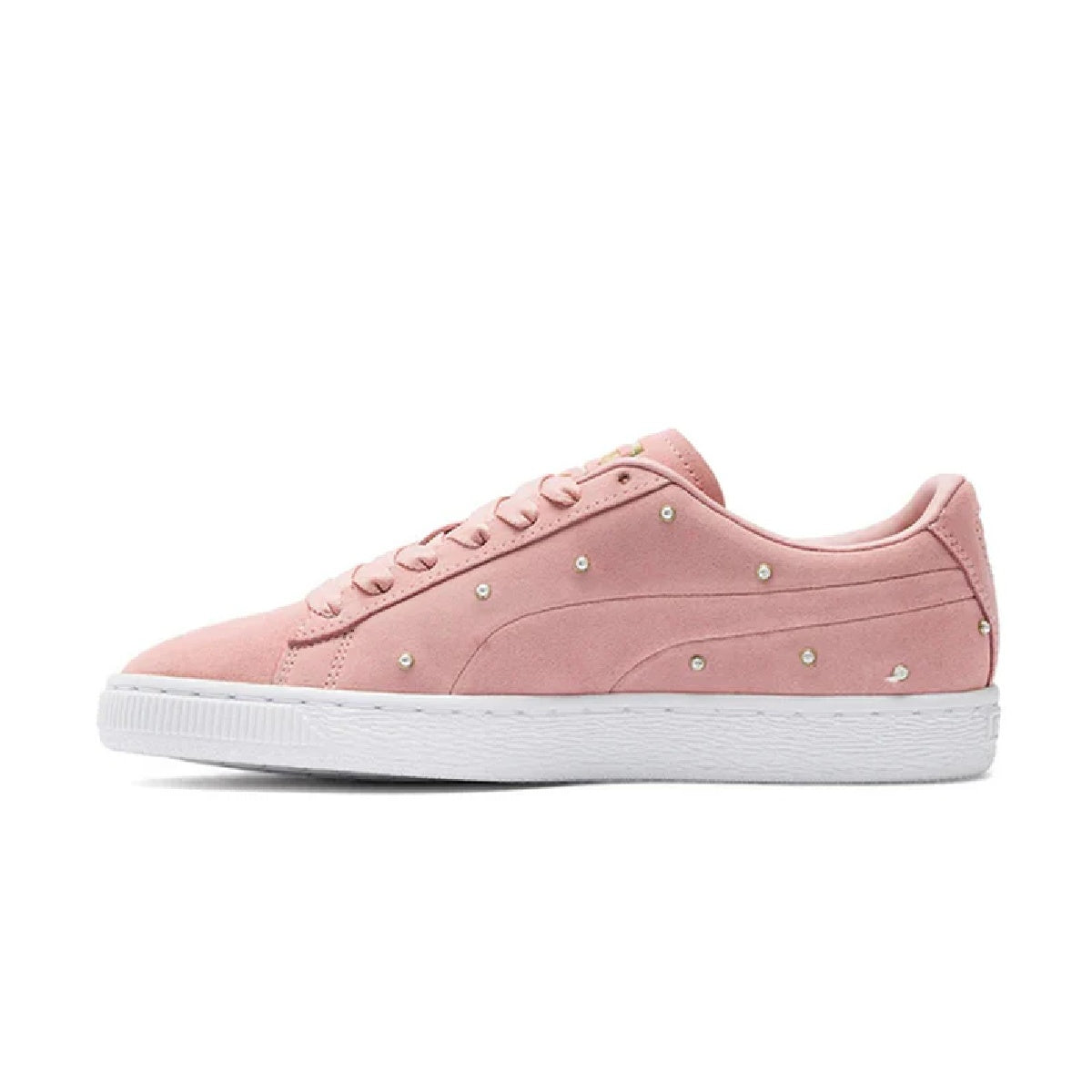 Pearl Studs Suede 'Pink'