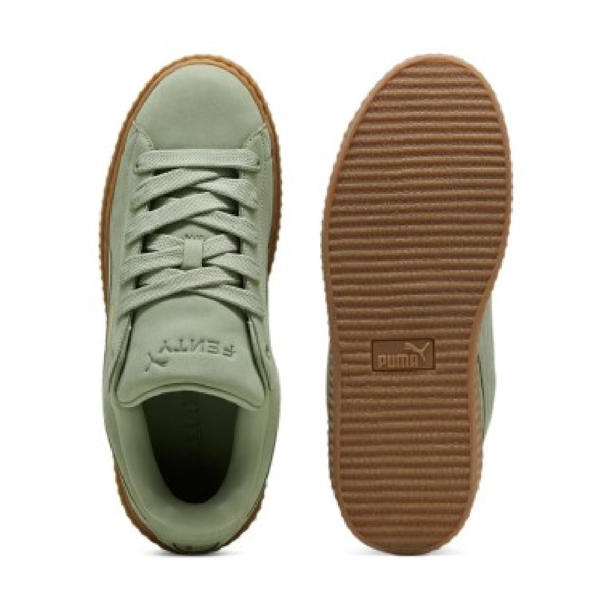 Creeper Natty Nubuck 'Green Fog'