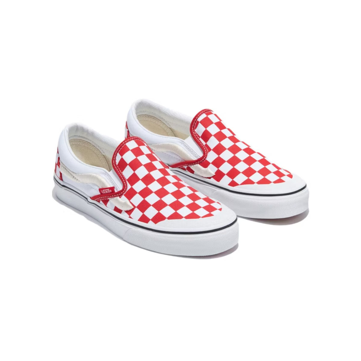 Classic Slip on 138 'Sidestripe Red'