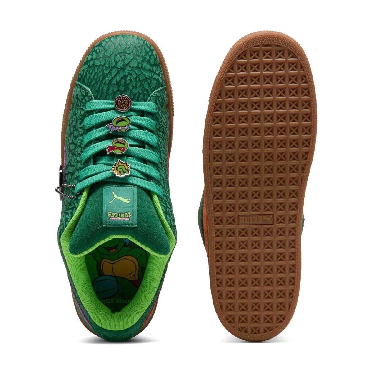 +TMNT Suede XL 'Green Gum'