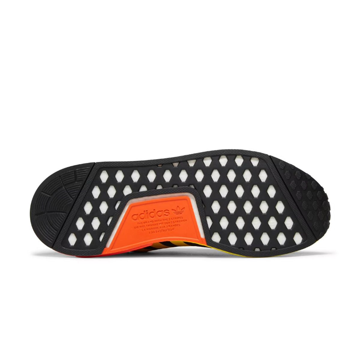 NMD_R1 'Black Semi Impact Orange Beam Yellow'