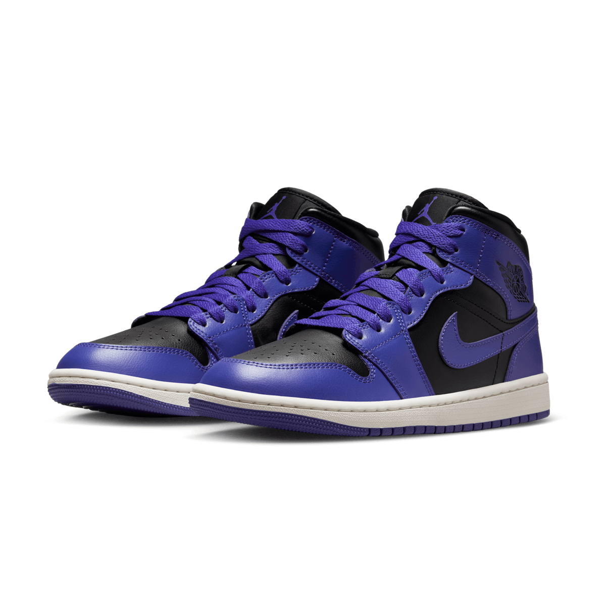 Wmns Air Jordan 1 Mid 'Purple Black'