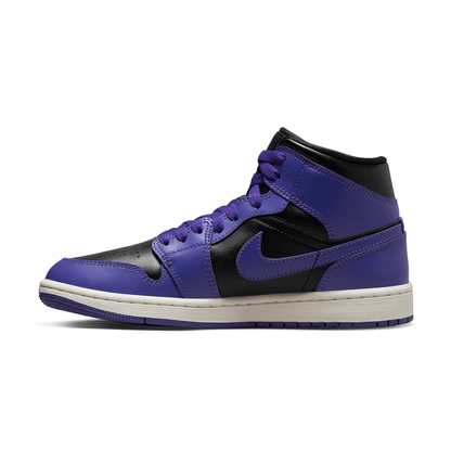 Wmns Air Jordan 1 Mid 'Purple Black'