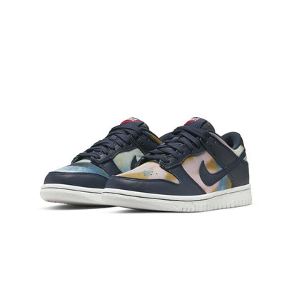 Kid's Dunk Low SE 'Navy Graffiti'