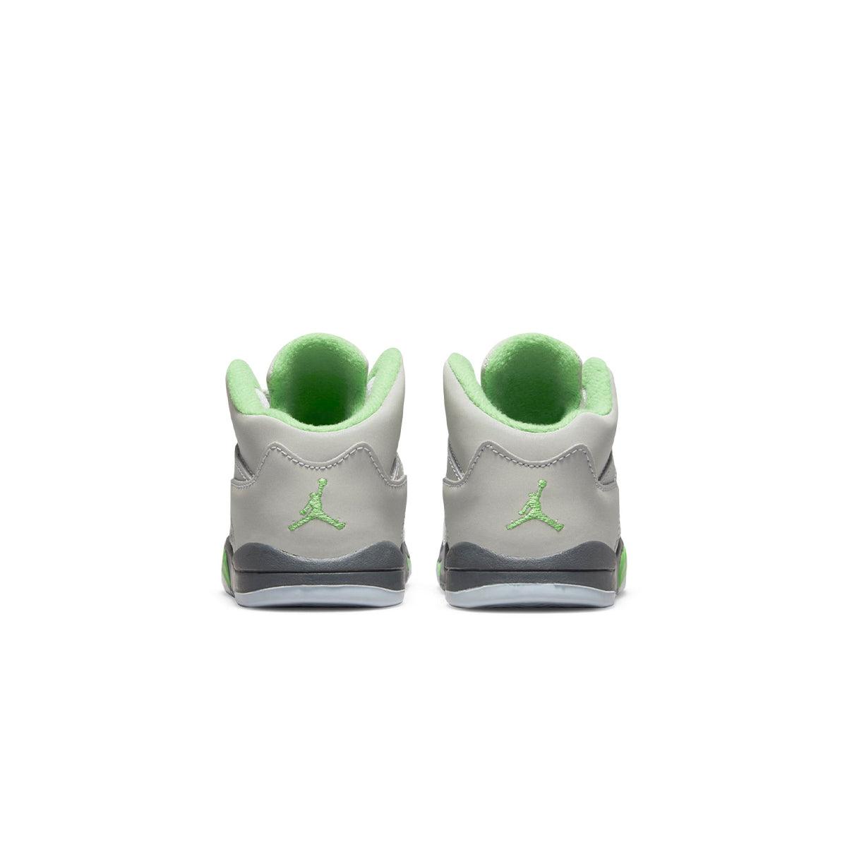 lime green jordans 5
