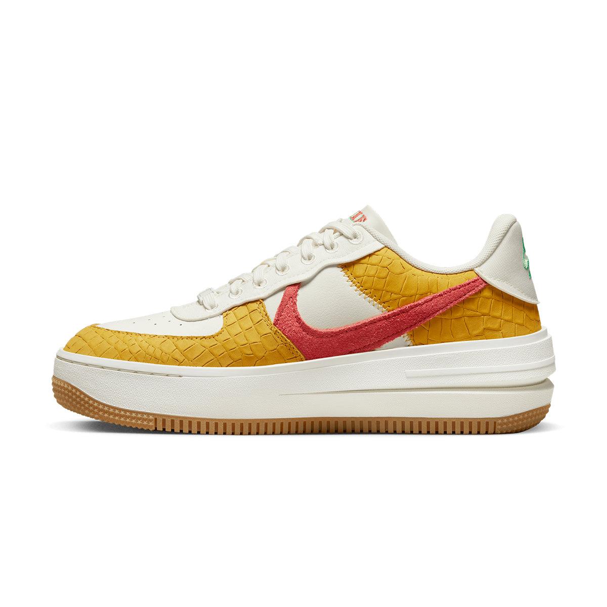 Wmns Air Force 1 PLT.AF.ORM LV8 'Yellow Orche Magic Ember'