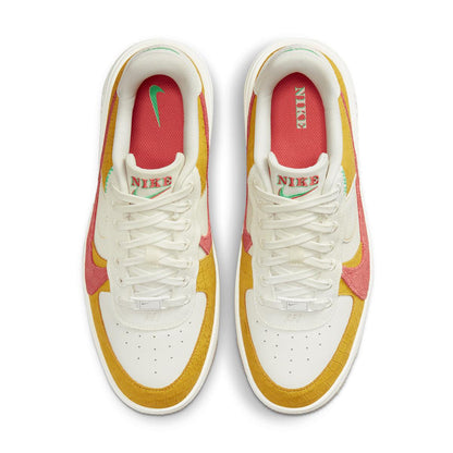 Wmns Air Force 1 PLT.AF.ORM LV8 'Yellow Orche Magic Ember'