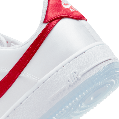 Wmns Air Force 1 ’07 'Satin White Red'