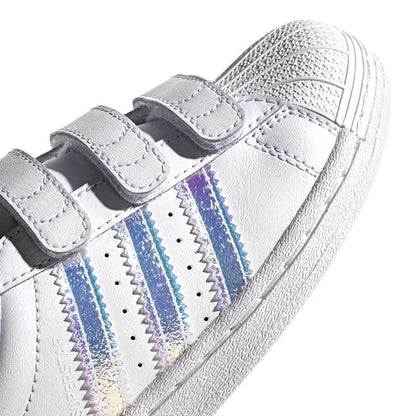 Kid's Superstar 'White Iridescent'