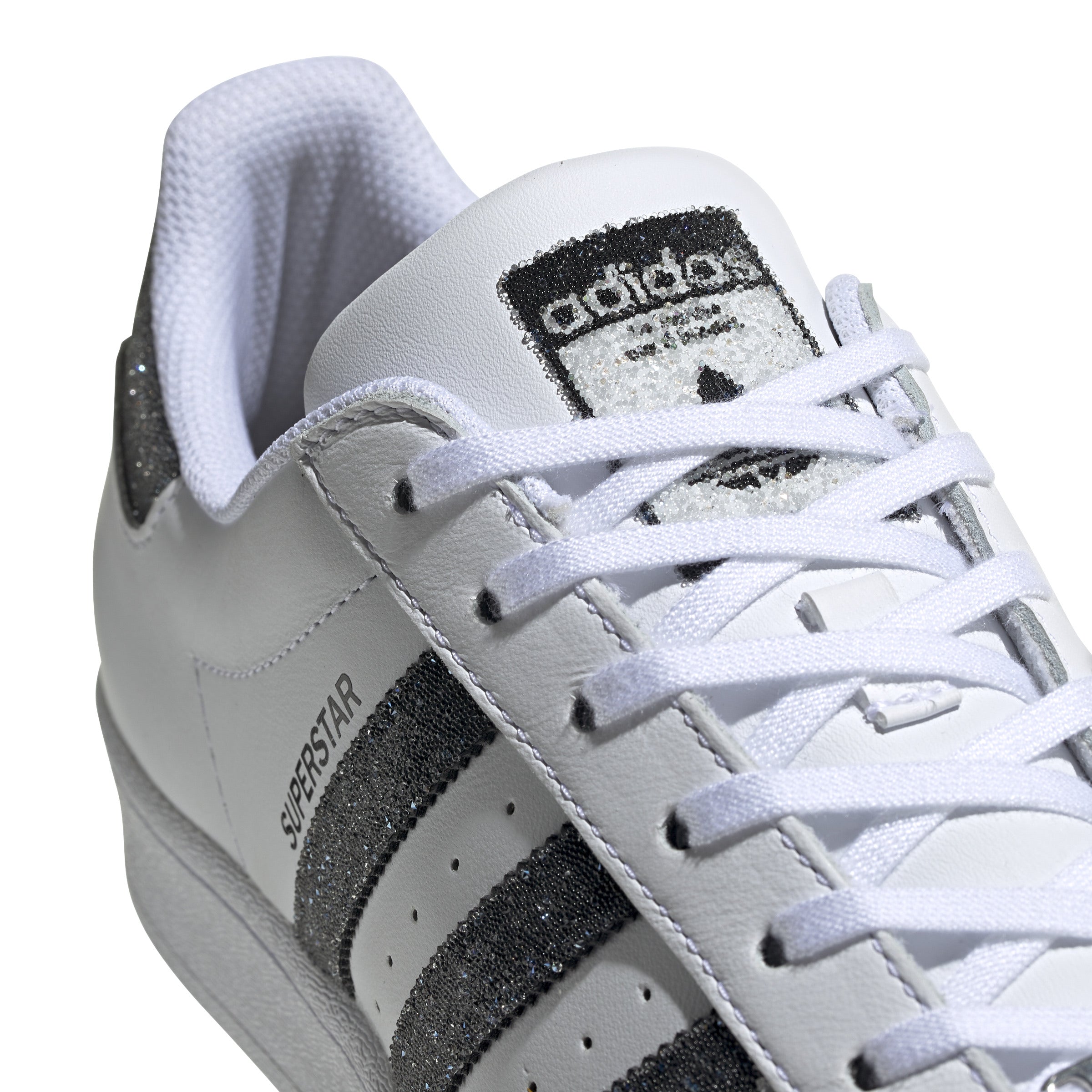 '+ Swarovski Superstar 'White Black'