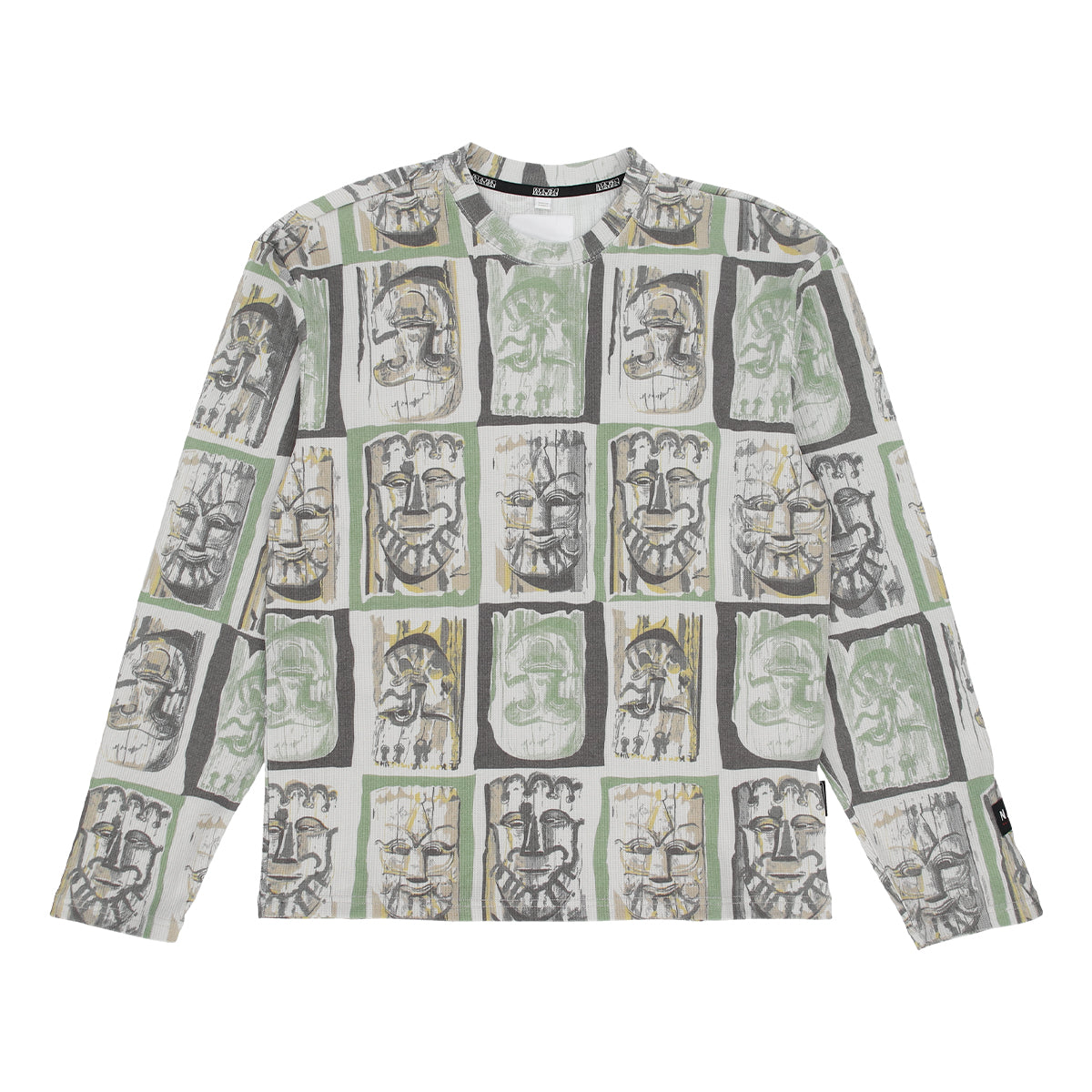 S-Lokka L/S Tee 'Green AOP'