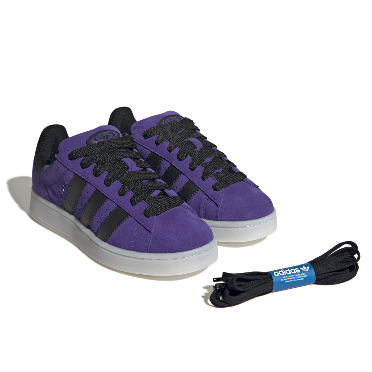 Proportions are getting bigger. People are getting bolder. Inspired by the current mindset, these shoes remix the iconic adidas Campus 80s style for a fresh look that fits today's style and culture. They've updated the proportions and colour palette to the leather upper. Classic 3-Stripes paired with Y2K branding create a new Campus identity for you to define.