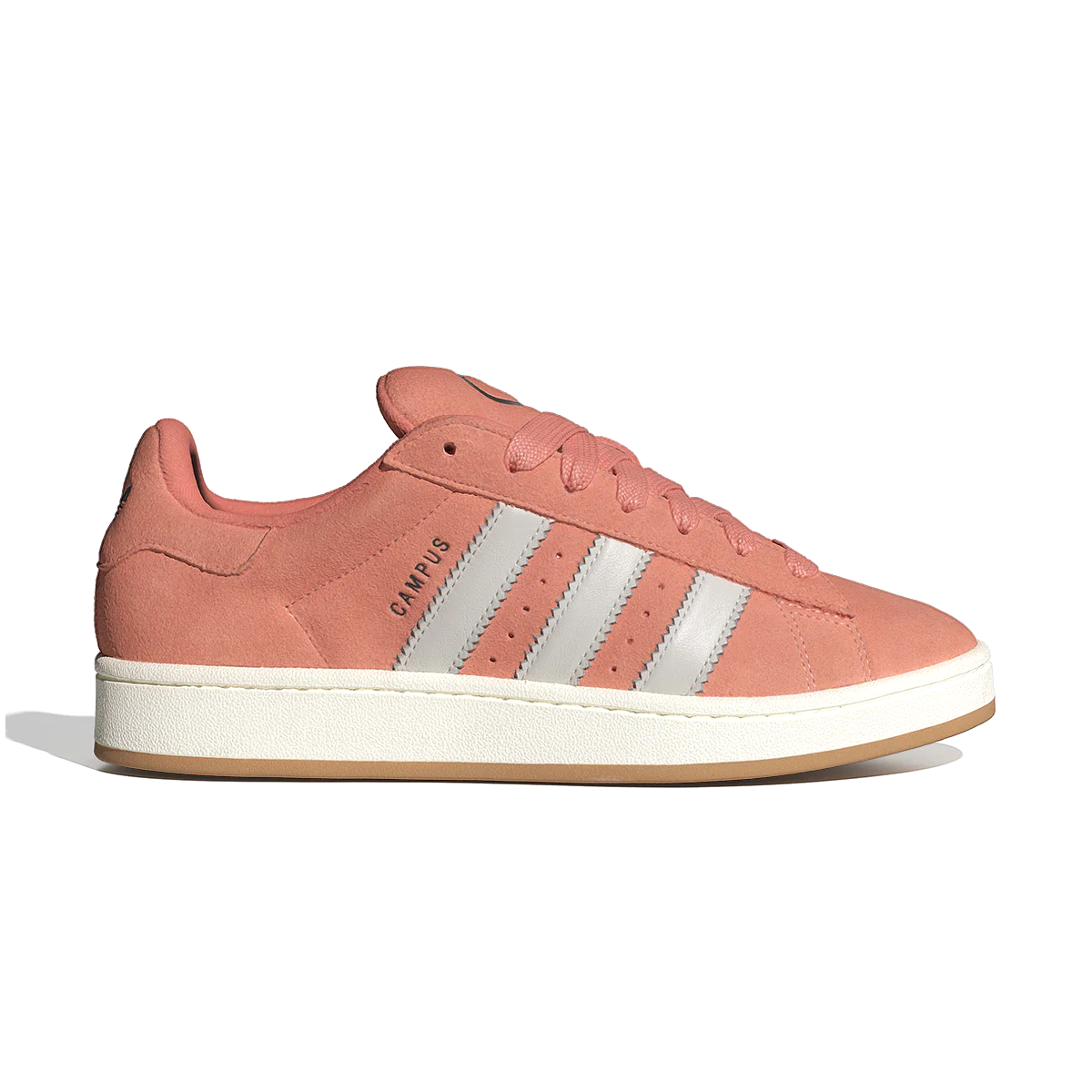 Although they made their debut on the hardwood, the adidas Campus shoes were quickly adopted just about everywhere else. With this pair, we move the iconic silhouette in another direction and add modern materials, colours and proportions. They're done with a premium leather upper lined with soft textile terry fabric, with all of it riding on an off-white midsole — a clear connect to the Campus legacy.