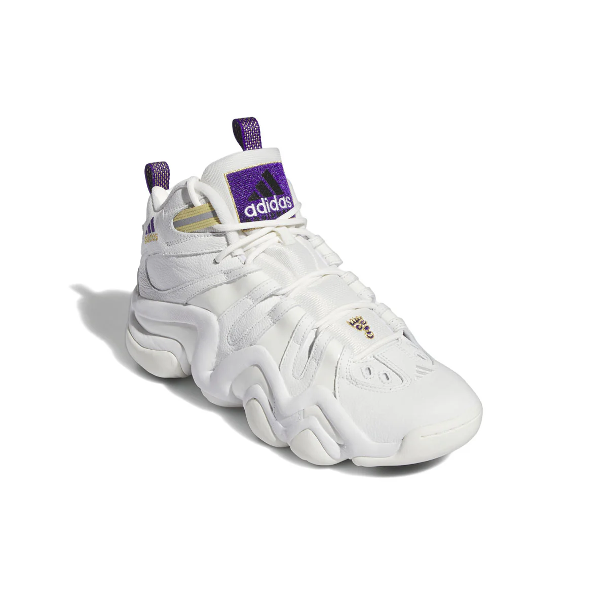 Step into '90s style with the adidas Crazy 8 shoes. Originally released in 1998 as a basketball legend's first signature model, they feature an EVA midsole that cushions your stride and a rubber outsole—complete with Torsion System tech—that keeps you grounded. The mesh and pebbled leather upper add extra points, and the 3-Stripes transport you back to the era.
