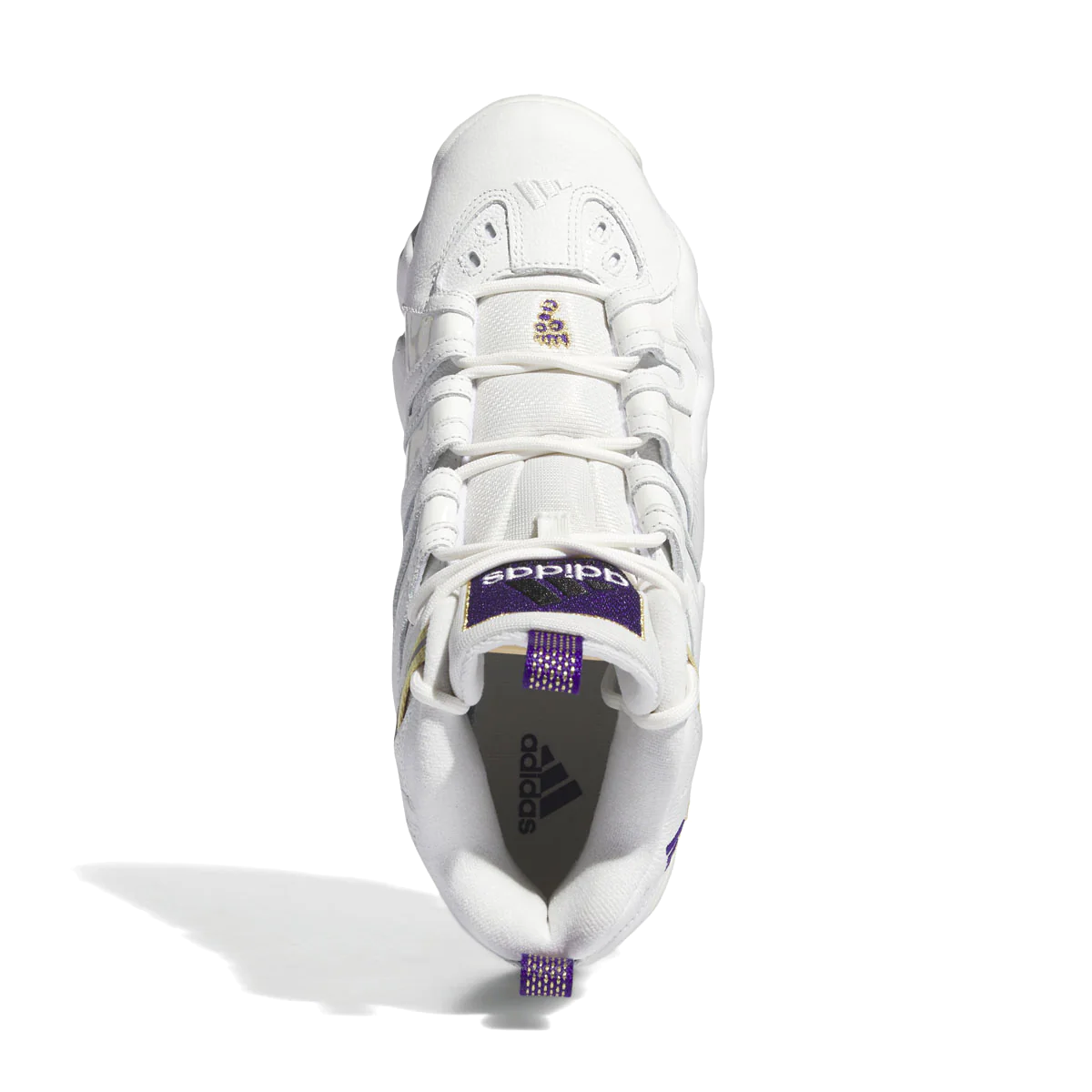 Step into '90s style with the adidas Crazy 8 shoes. Originally released in 1998 as a basketball legend's first signature model, they feature an EVA midsole that cushions your stride and a rubber outsole—complete with Torsion System tech—that keeps you grounded. The mesh and pebbled leather upper add extra points, and the 3-Stripes transport you back to the era.