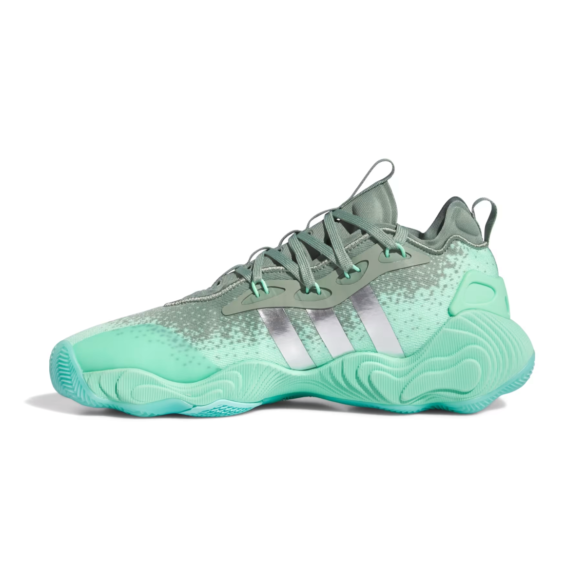 Get ready for what's next. This iteration of the signature trainers from Trae Young and adidas Basketball is all about the future of the game. Celebrating Trae's unique look, crowd-pleasing bravado and expressive, futuristic style of play, these shoes are built for optimised motion and stability, two elements of Trae's game that have elevated him to superstar status. BOOST and Lightstrike in the midsole ensure your most explosive moves can be done at top speed while an asymmetrical Torsion System provides a