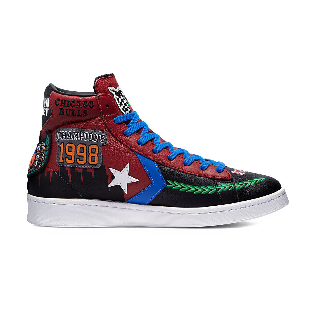 + Chinatown Market x NBA x Jeff Hamilton Pro Leather Hi 'Chicago Bulls Championship Jacket'