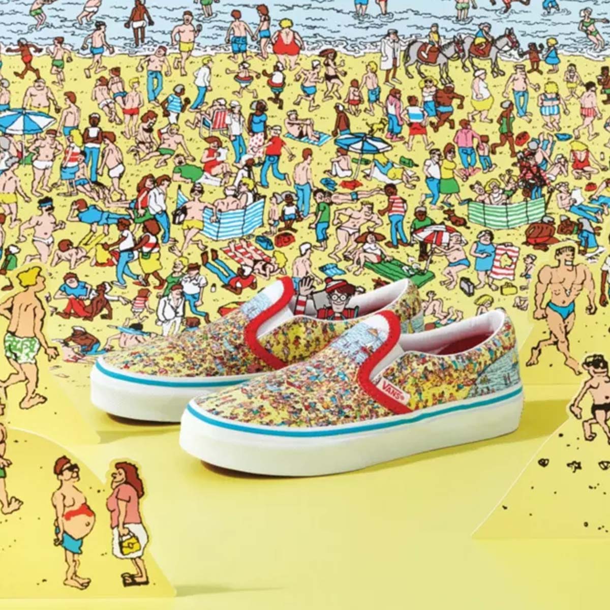 + Where's Waldo? Kids Classic Slip On